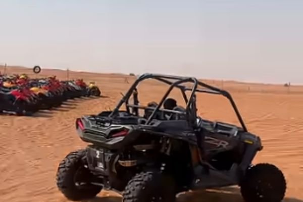 Morning buggy ride in Dubai desert